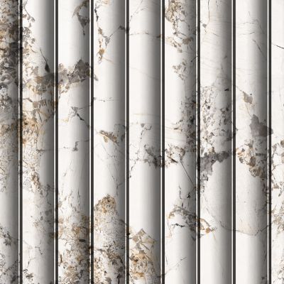 高清大理石格栅波浪板