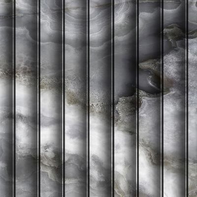 高清大理石格栅波浪板