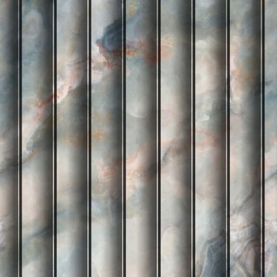 高清大理石格栅波浪板