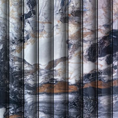 高清大理石格栅波浪板