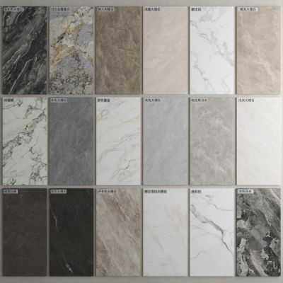 现代轻奢石材_大理石_岩板_护墙板_宝格丽白_黑白白色大理石