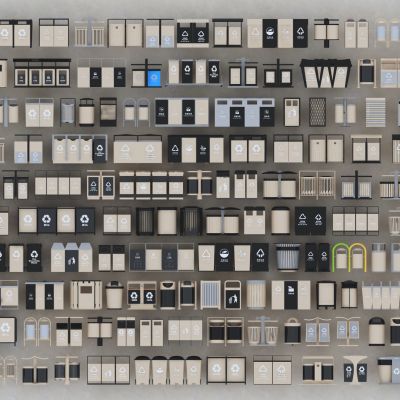 现代垃圾桶_垃圾箱_分类垃圾箱