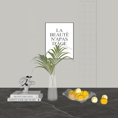 现代饰品摆件组合