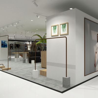 万达商场女装中区设计