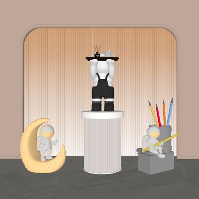 现代 雕塑 饰品摆件公仔