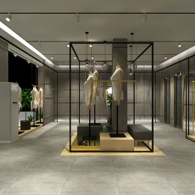 工业风服装店设计