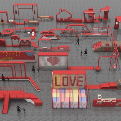 健身器材_户外健身器材_户外互动装置_儿童互动装置_户外器材