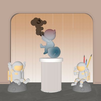 现代 雕塑 饰品摆件公仔