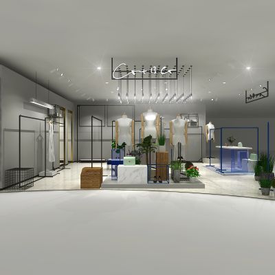 现代工业风服装店GBG