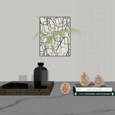 现代饰品摆件组合