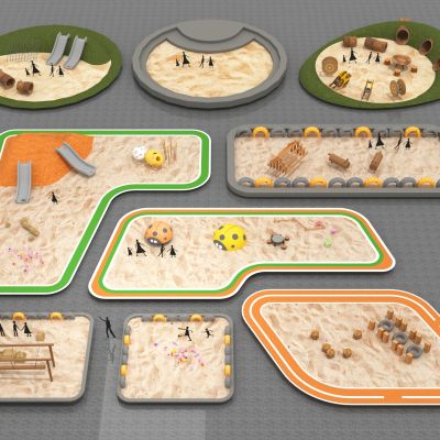 沙坑_儿童沙坑_沙坑游乐器材