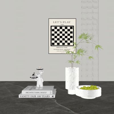 现代饰品摆件组合