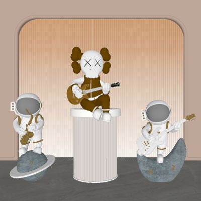 现代 雕塑 饰品摆件公仔