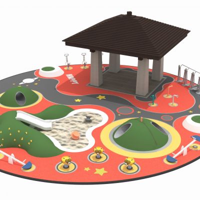 现代儿童游乐区