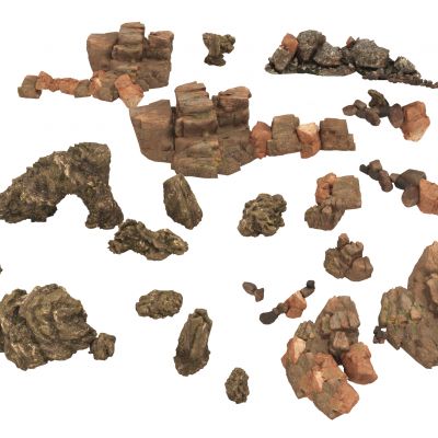 现代石头_岩石_假山_石块_景观石_鹅卵石_戈壁岩石_砂岩石_石板