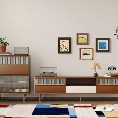 现代中古电视柜 成品电视柜 巴豪斯电视柜