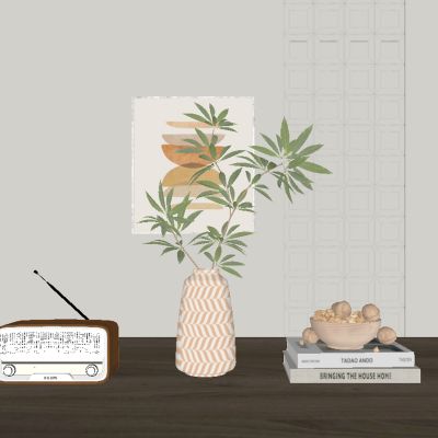 现代饰品摆件组合