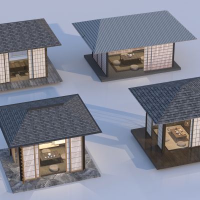 日式景观亭子 禅意亭子