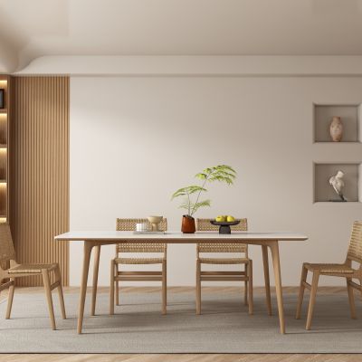 中古风餐厅 餐桌椅