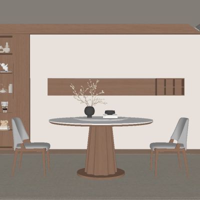 中古风餐厅 餐桌椅