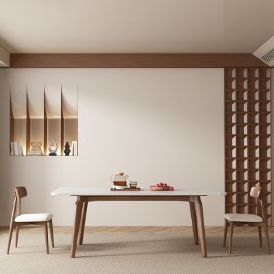 中古风餐厅 餐桌椅