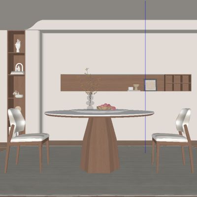 中古风餐厅 餐桌椅