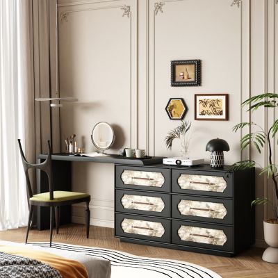 法式中古妆台妆凳 法式梳妆台 成品梳妆台