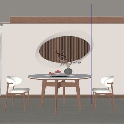 中古风餐厅 餐桌椅