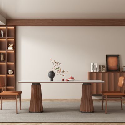 中古风餐厅 餐桌椅