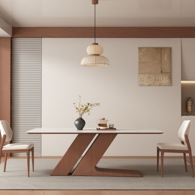 中古风餐厅 餐桌椅