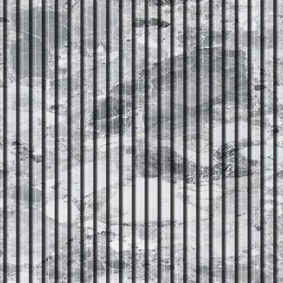 高清大理石格栅波浪板3D贴图