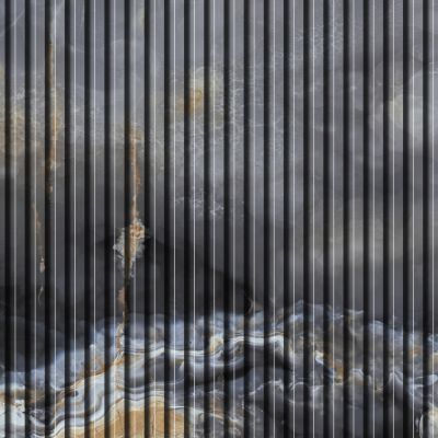 高清大理石格栅波浪板