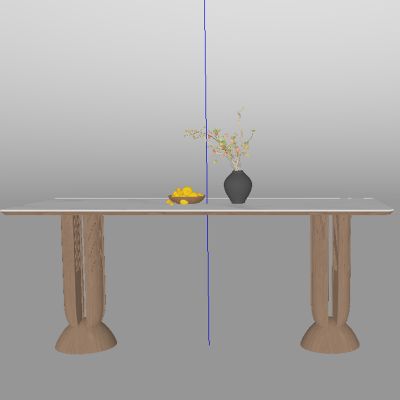 现代中古风餐桌椅