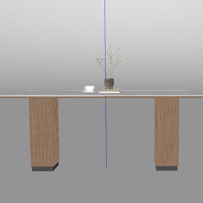 现代中古风餐桌椅