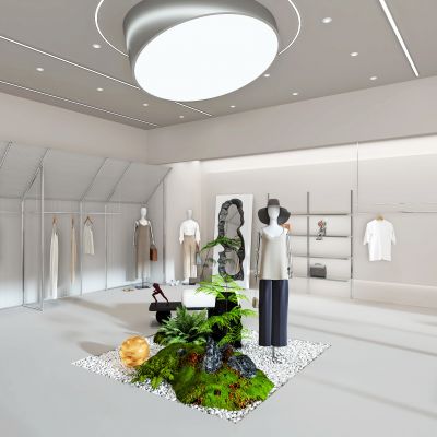 服装店展厅设计3D模型