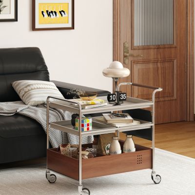 现代中古边几 移动边几 金属边几 沙发边几