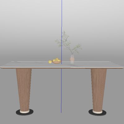 现代中古风餐桌椅