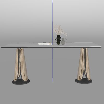 现代中古风餐桌椅