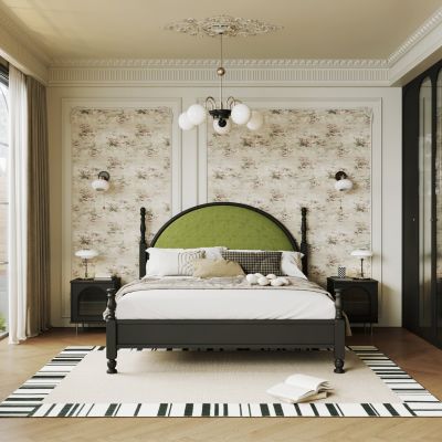 法式家居卧室 主卧 飘窗卧室