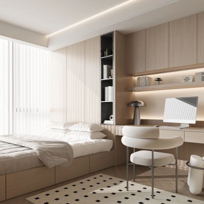 现代榻榻米卧室