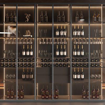 现代酒柜