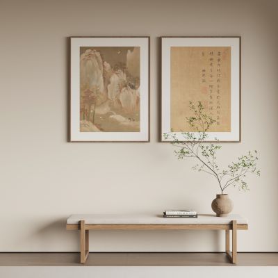 新中式宋式风挂画