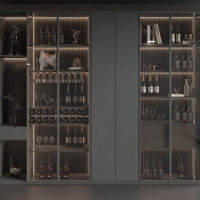 现代酒柜