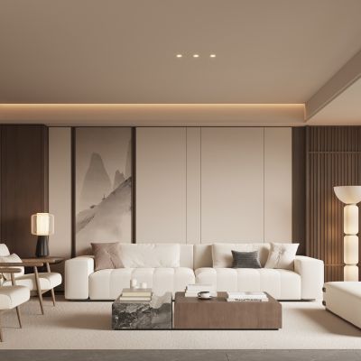 新中式宋式风客厅