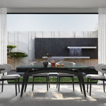 现代餐厅 餐桌椅