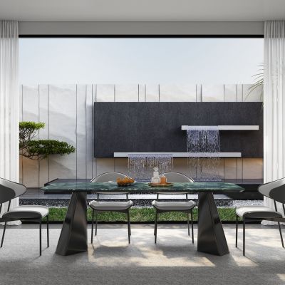 现代餐厅 餐桌椅