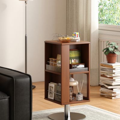 旋转边柜 落地收纳柜 储物柜 落地书架