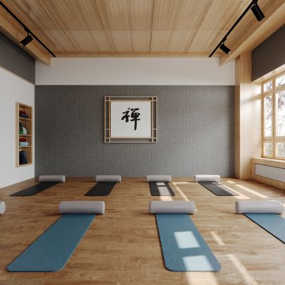 新中式禅意瑜伽室