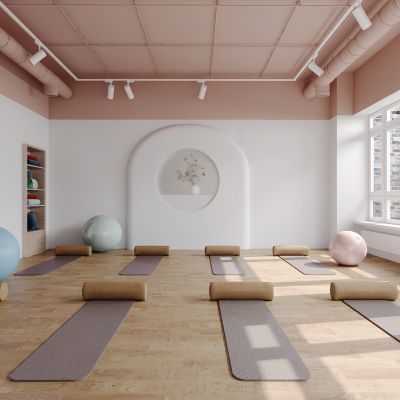 现代瑜伽室