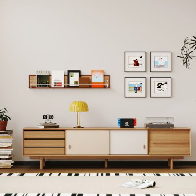 原木风电视柜 北欧风电视柜 成品电视柜